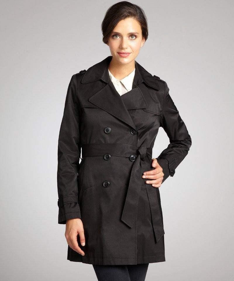 DKNY Double-Breasted Belted Trench Coat – Fashionbarn shop