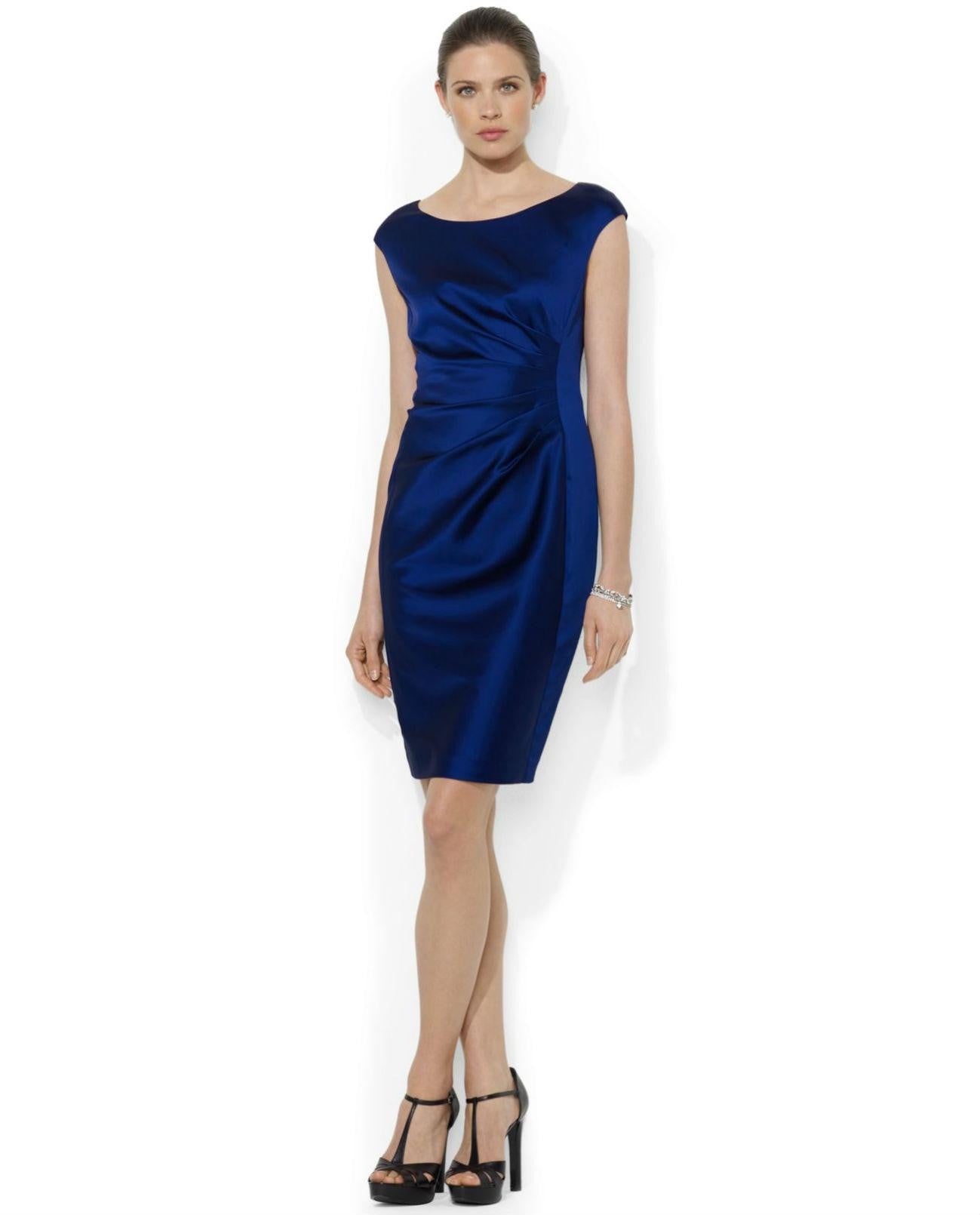 ralph lauren blue gown