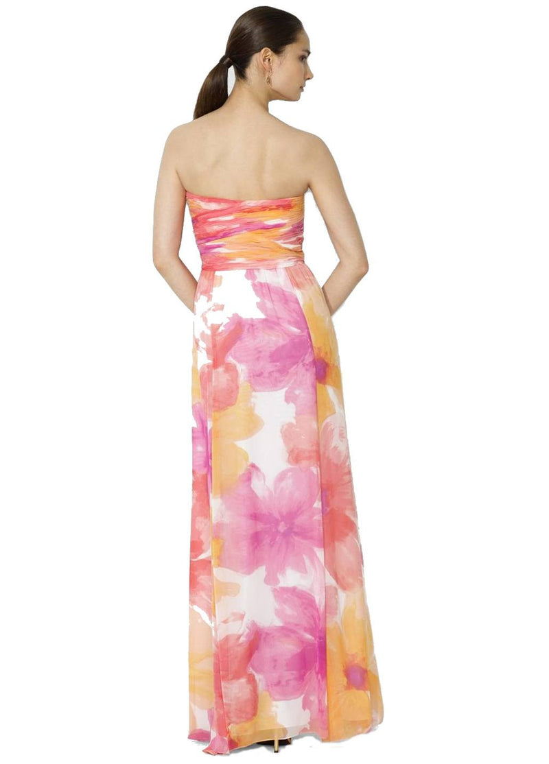 ralph lauren strapless dress