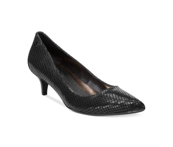 calvin klein kitten heel pumps