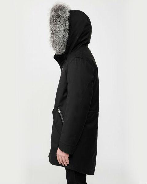 mackage fur lined parka mens