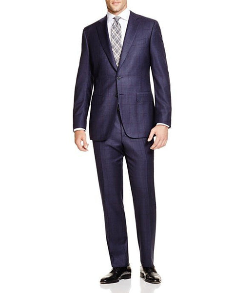 Canali Windowpane Firenze Regular Fit Suit – Fashionbarn shop