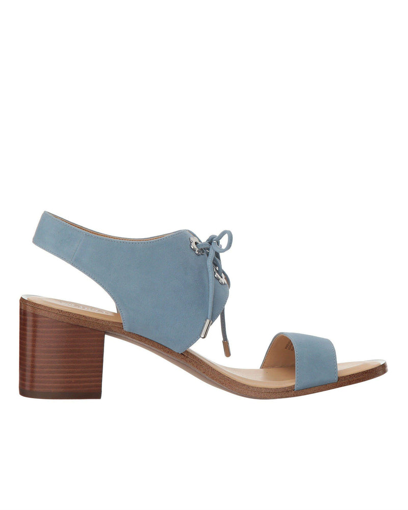 pale blue mid heel shoes