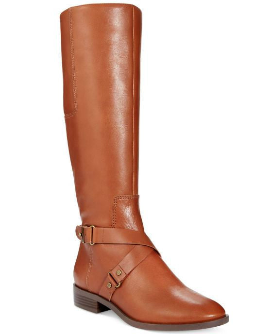 Nine West Blogger Round Toe Leather Knee High Boot – Fashionbarn shop