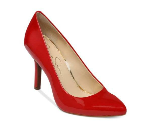 jessica simpson patent pumps