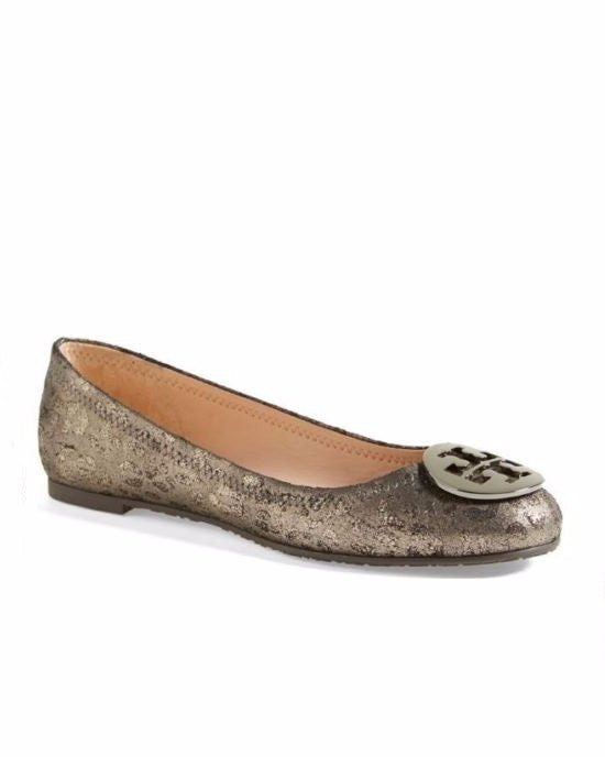 cheetah tory burch flats