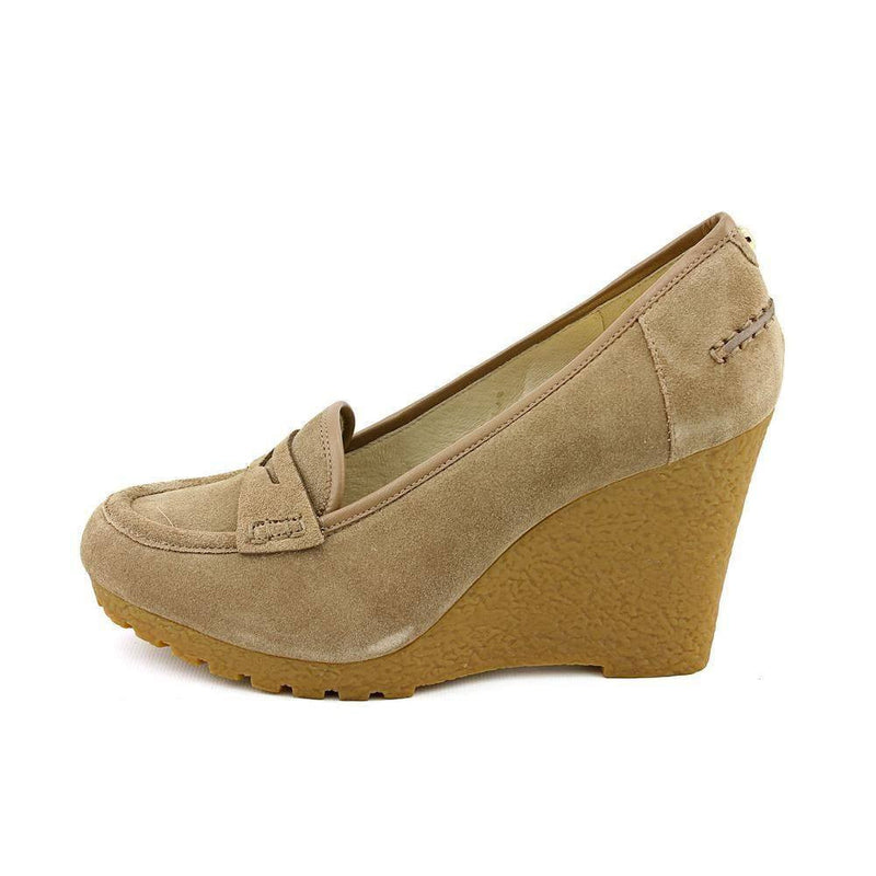 michael kors suede wedges