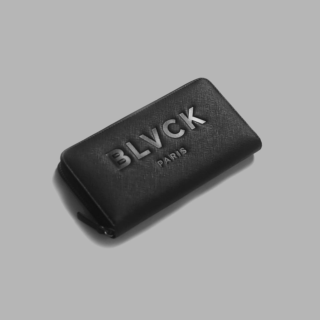 CLASSIC ZIPPED WALLET [ BLVCK PARIS ] クラシックレザー