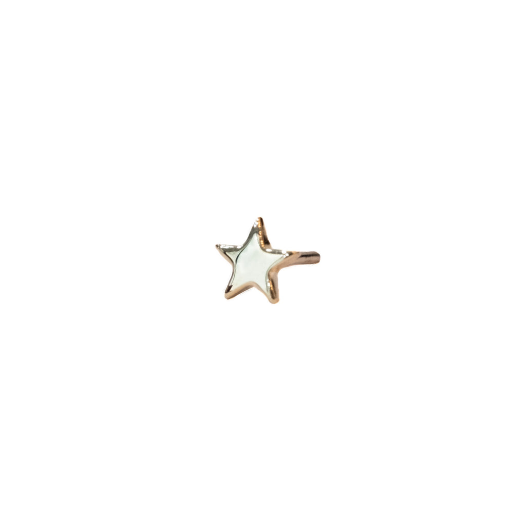 Junipurr Gold Star - Threadless – Spec Body Art (Tattoo & Piercing)