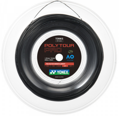 Yonex Poly Tour Pro 16L 1.25mm Tennis Strings 200M Reel flash