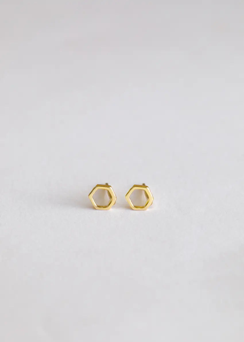 Hexagon Studs