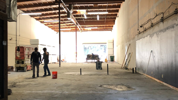 Work-in-progress at Burgeon Beer company’s The Greenhouse