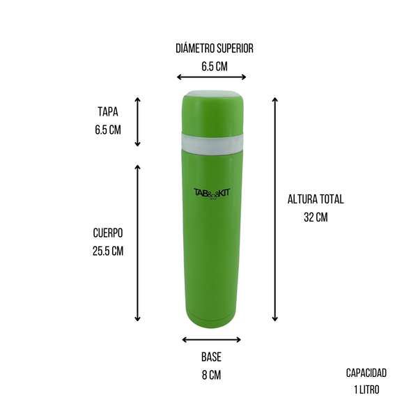 Termo Agua Fria /Caliente A.Inox 1 Lt