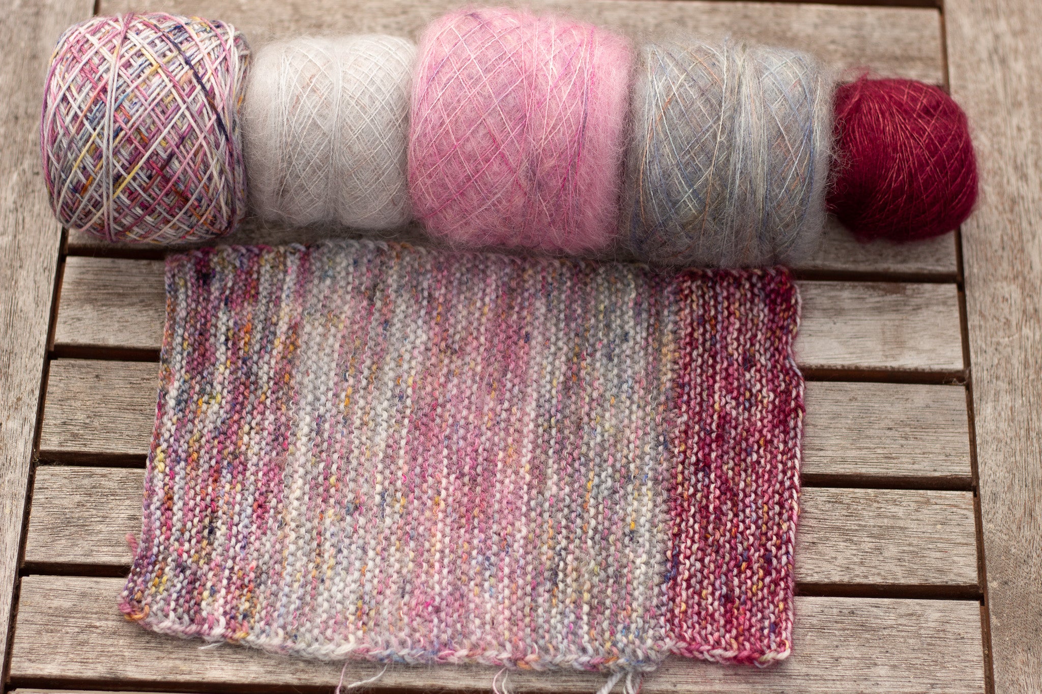Tips from the Dyeing Studio #6: Choosing a good mohair yarn pairing! 