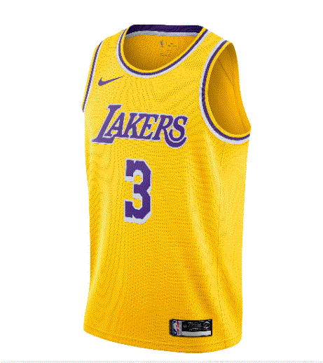 Camisa Regata Basquete Los Angeles Lakers Anthony Davis #3 ...