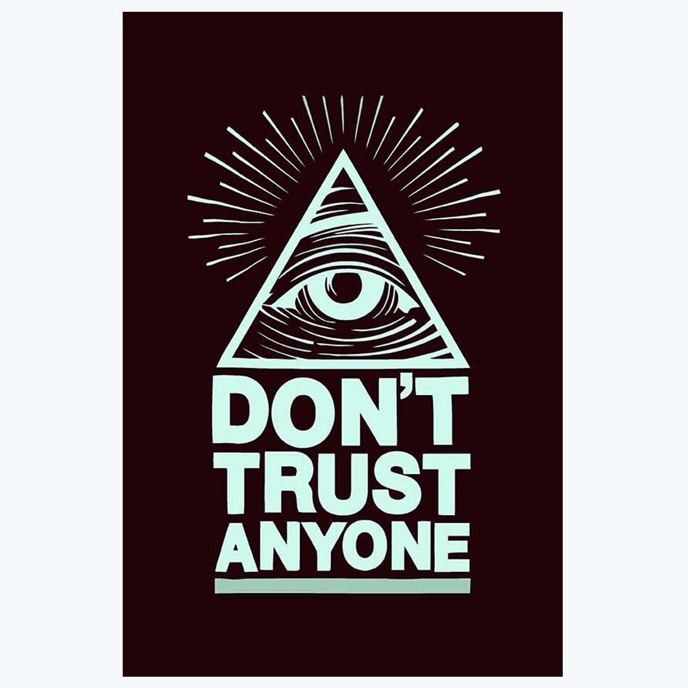 Buy Posters Online India - Don't Trust Anyone Pop Art Posters ...