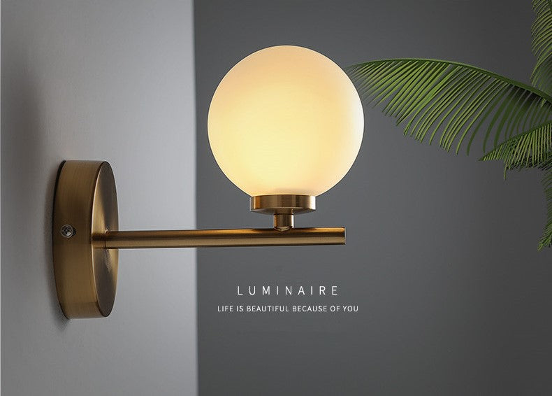 DALTON GLOBE WALL LAMP - LODAMER