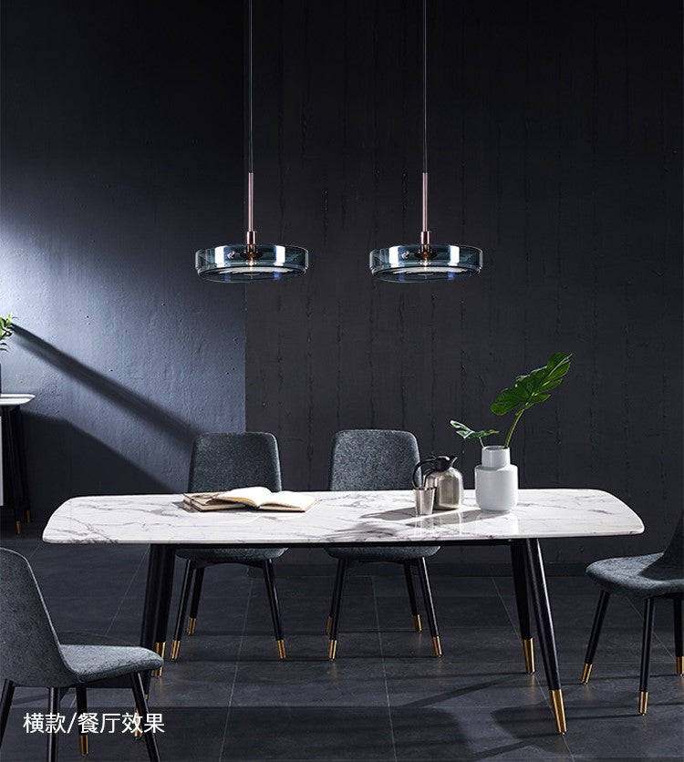 DEEP BLUE CRYSTAL PENDANT LAMP - LODAMER