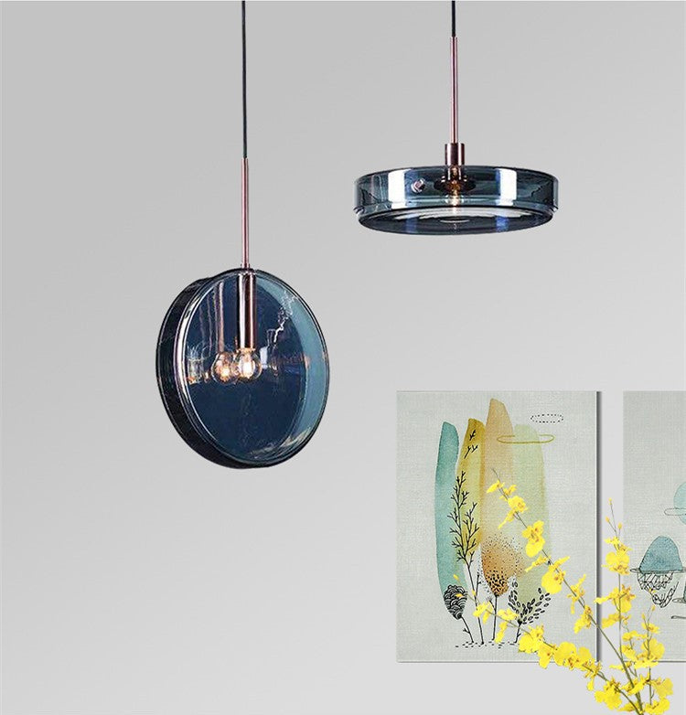 DEEP BLUE CRYSTAL PENDANT LAMP - LODAMER