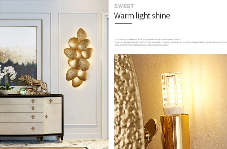 GOLDEN EGGS WALL SCONCE - LODAMER