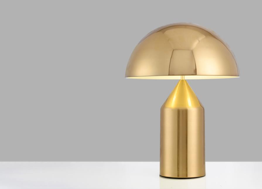 OLUCE ATOLLO BRASS TABLE LAMP - LODAMER