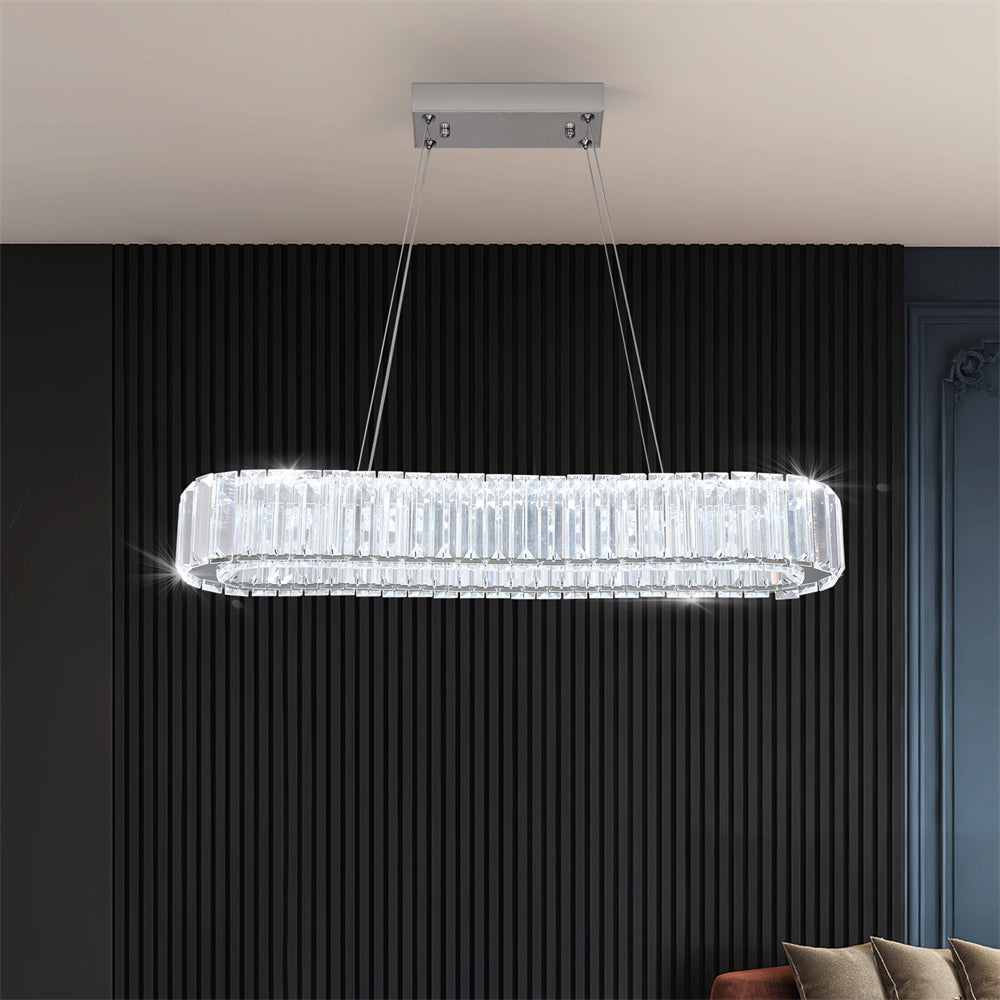 OVAL CRYSTAL CHANDELIER - LODAMER