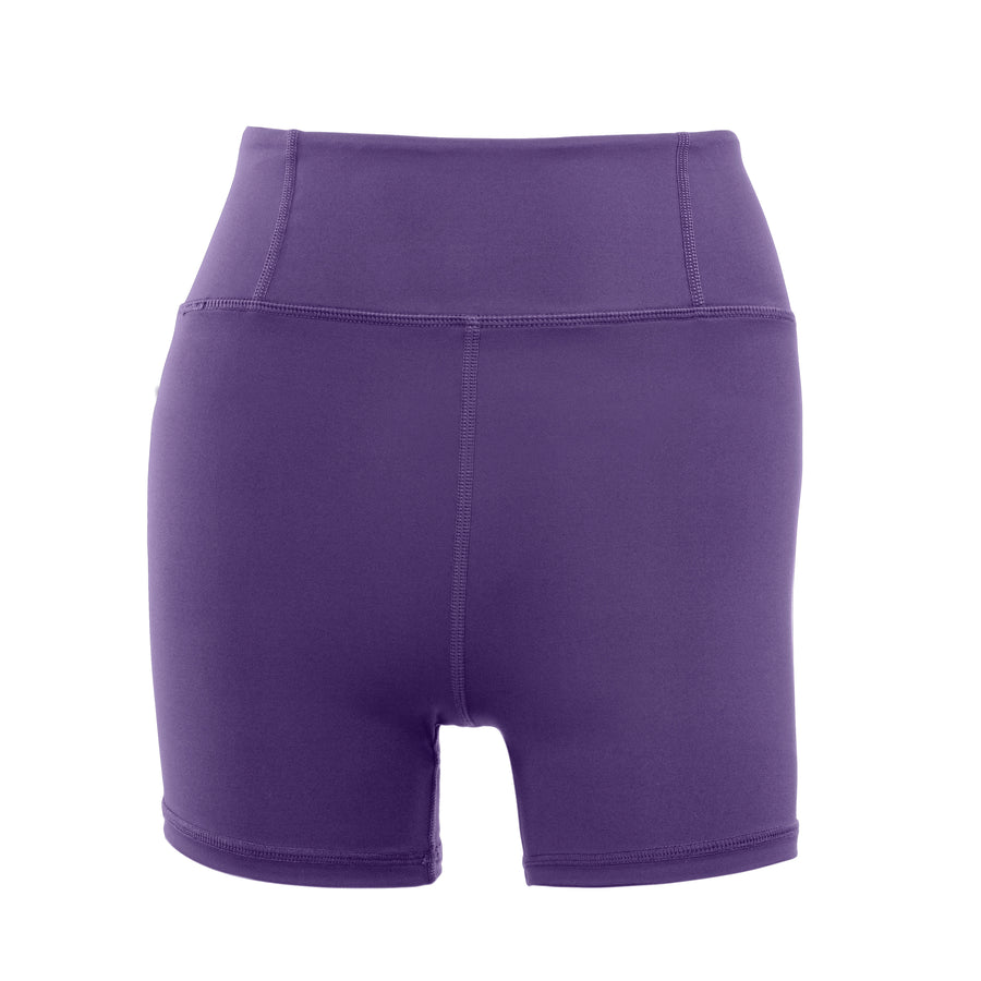 KaLI_store High Waisted Shorts Women High Waisted Butterluxe Womens Biker  Shorts - Buttery Soft Workout Yoga Shorts Over Belly Glow Small Purple,L 