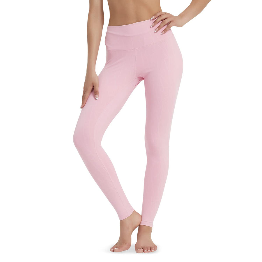 Summer Savings Clearance 2023! WJSXC Women's Solid Color Leggings Sports  Tight Stretchy Comfortable Yoga Shorts Yoga Pants Hot Pink M 