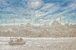 A.I. Collection Istanbul - Canvas Print
