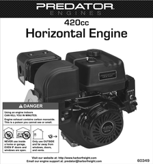 420cc 13hp Harbor Freight Predator Owners Manual