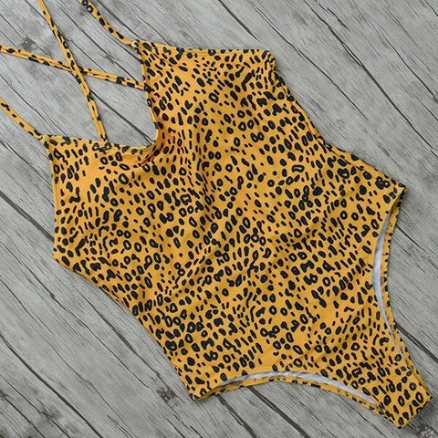 maillot de bain léopard