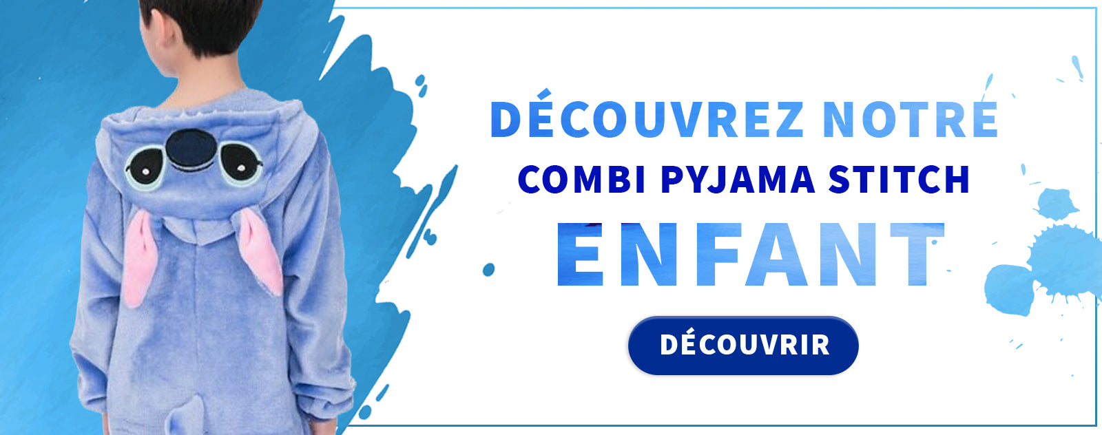 combinaison kigurumi stich enfant