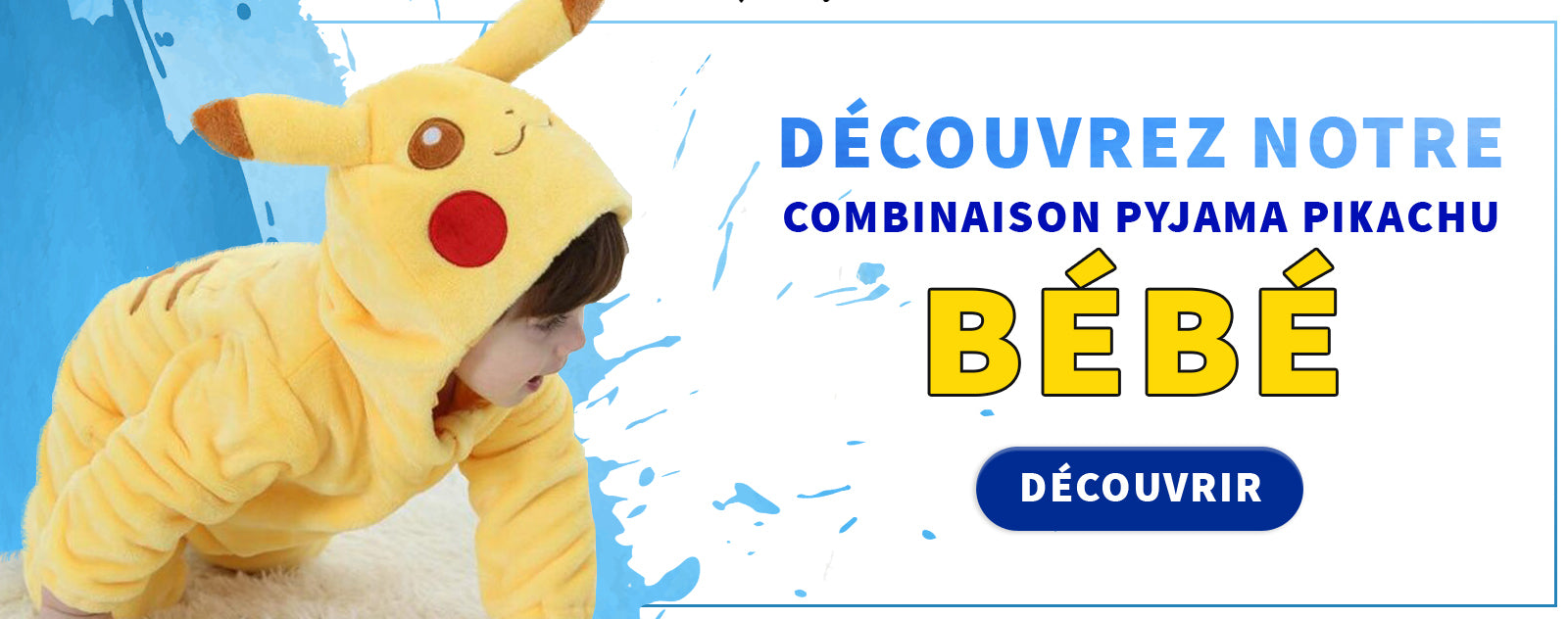 pyjama bébé pikachu