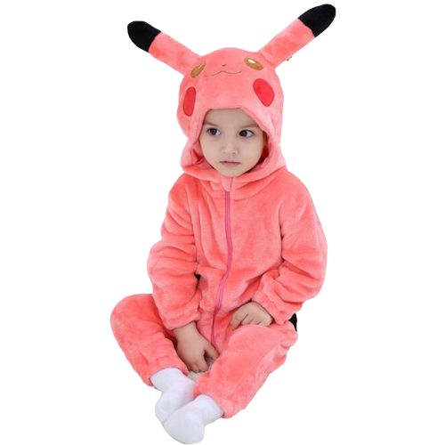 Pyjama Pikachu Rose Bebe Maison Du Pyjama