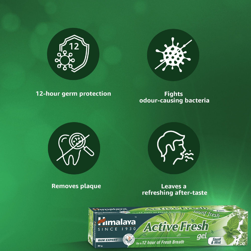 himalaya active fresh gel 40g