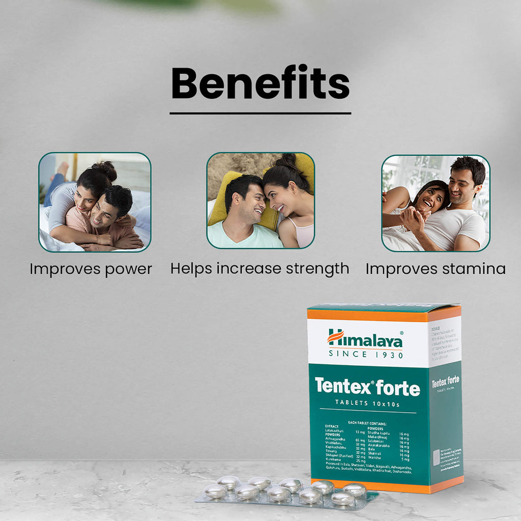 Bardhaman Nilpur Xxx Sex Video - Himalaya Tentex Forte Tablets - Uses, Ingredients, Side Effects â€“ Himalaya  Wellness (India)