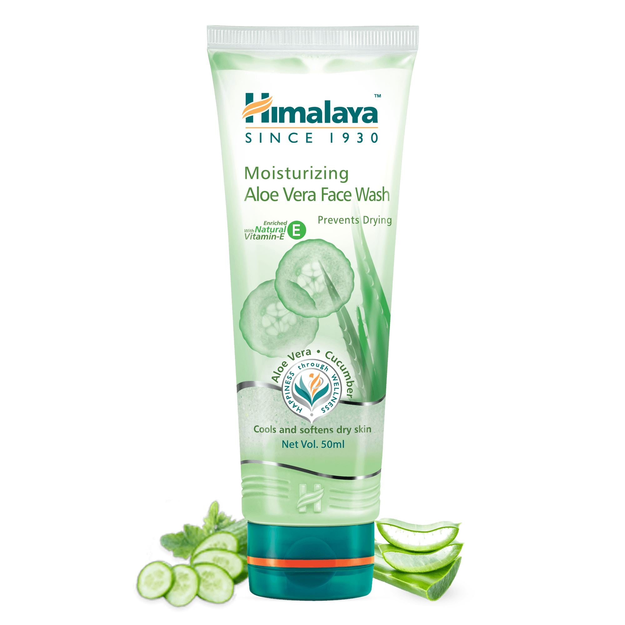 Himalaya Moisturizing Aloe Vera Face Wash For Dry Skin Himalaya Wellness India 3385