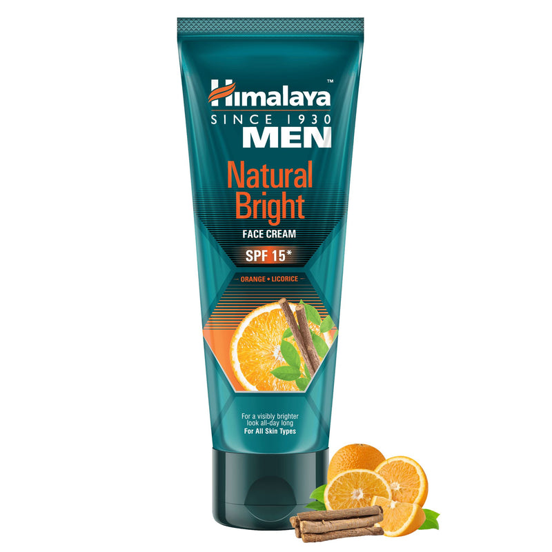 Himalaya Natural Bright Men’s Face Cream - For a visibly brighter look, all day long