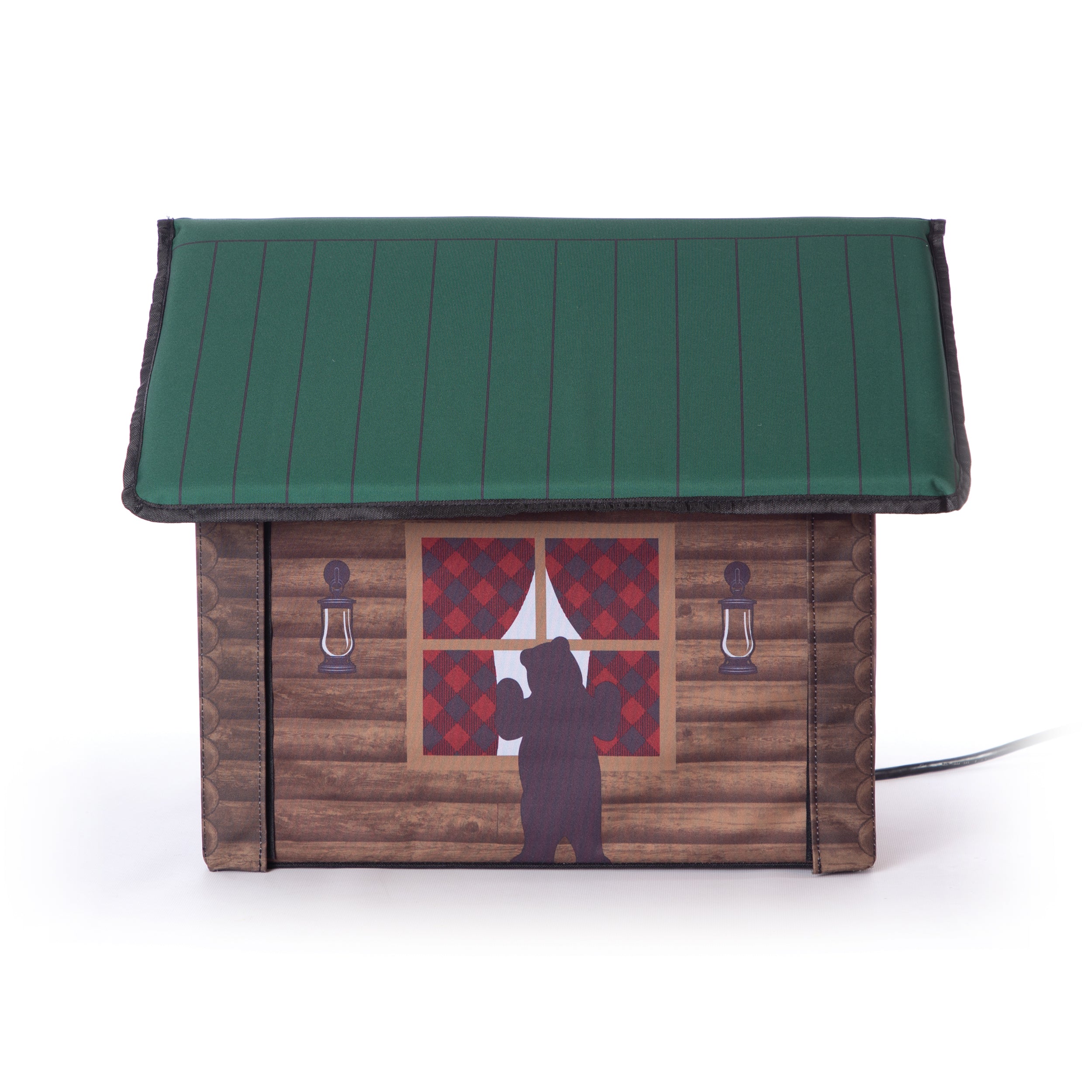 Outdoor Kitty House - Cabin Design - Side 2