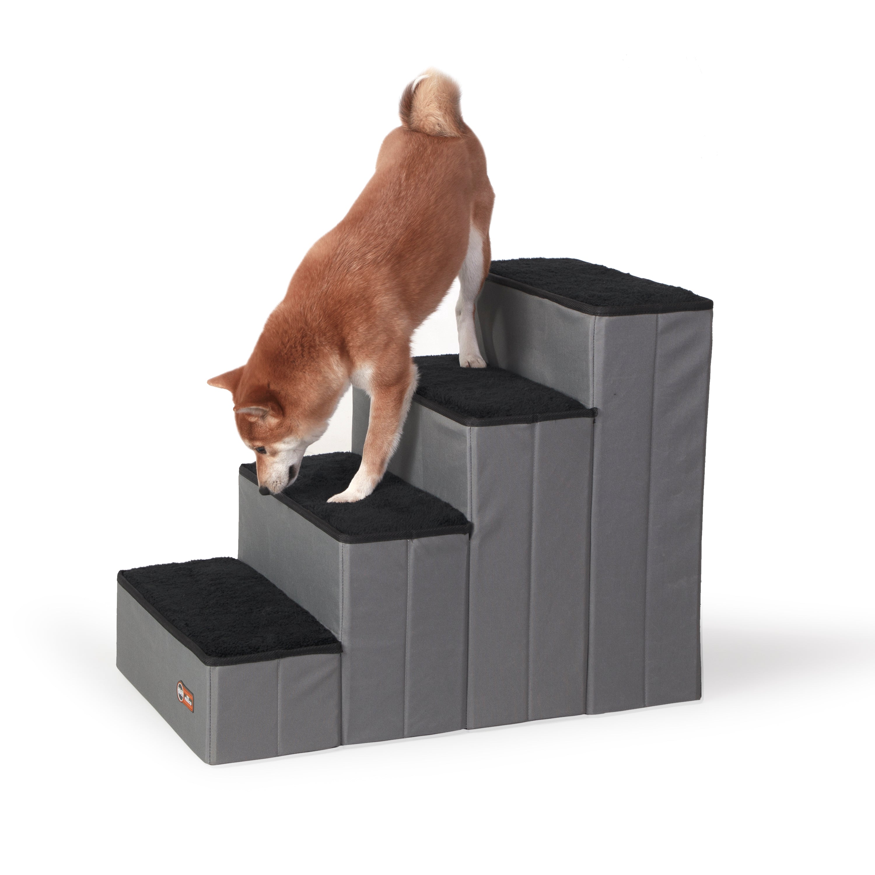 K&H Collapsible Pet Stair Steps with Storage-image-1