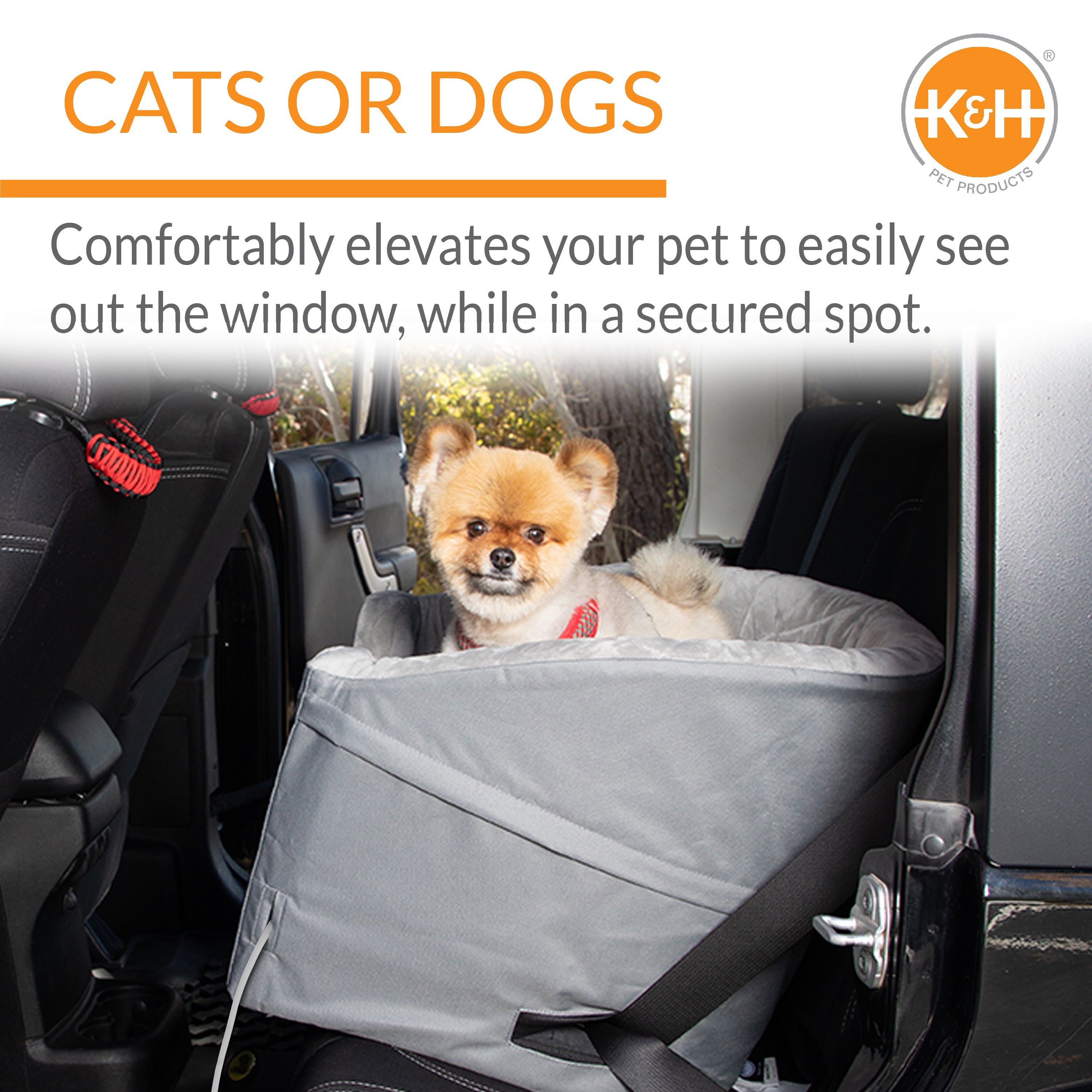 K&H Bucket Booster® Pet Seat (Knock Down) - Heated or Unheated