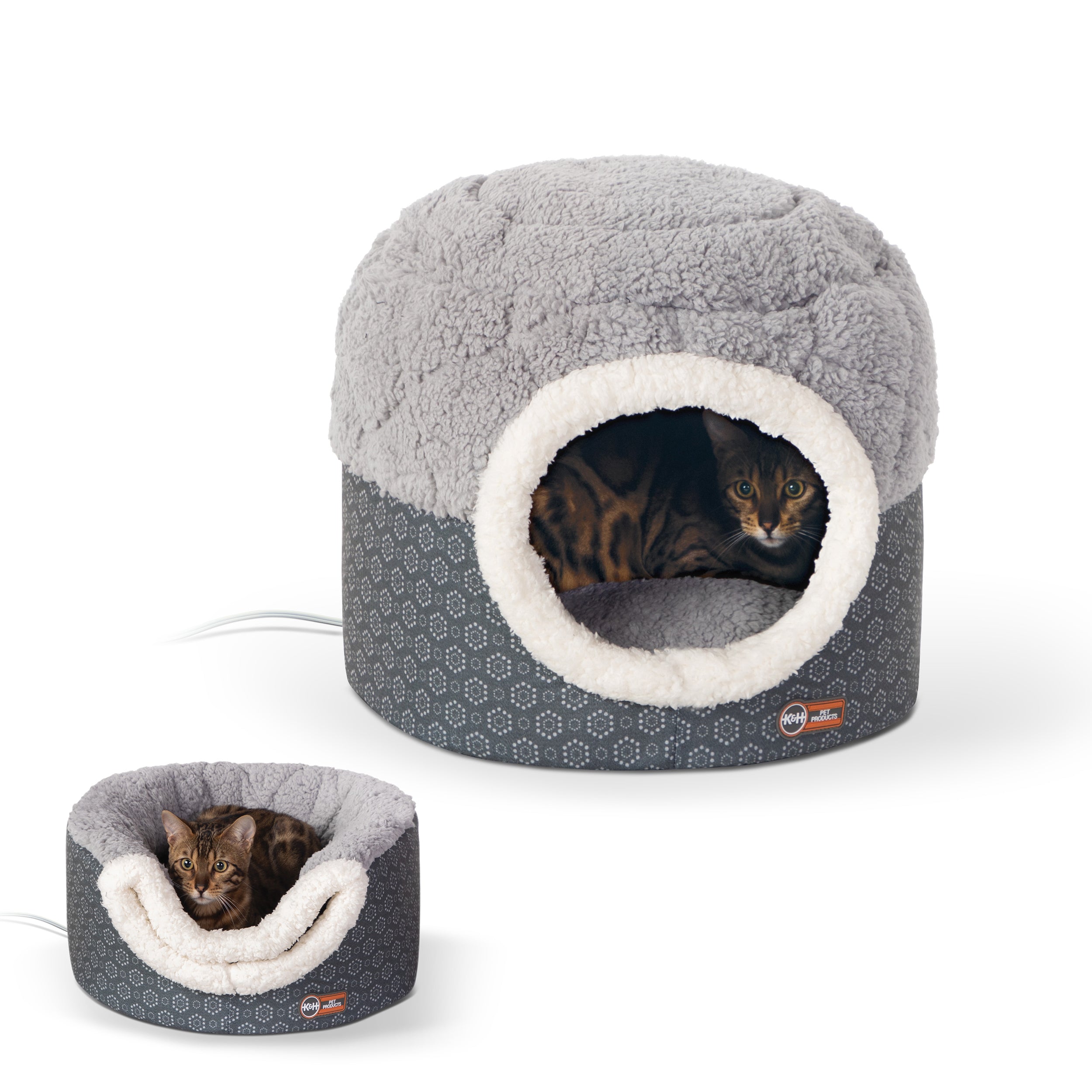 K&H Thermo-Pet Nest Heated Cat Bed-image-0