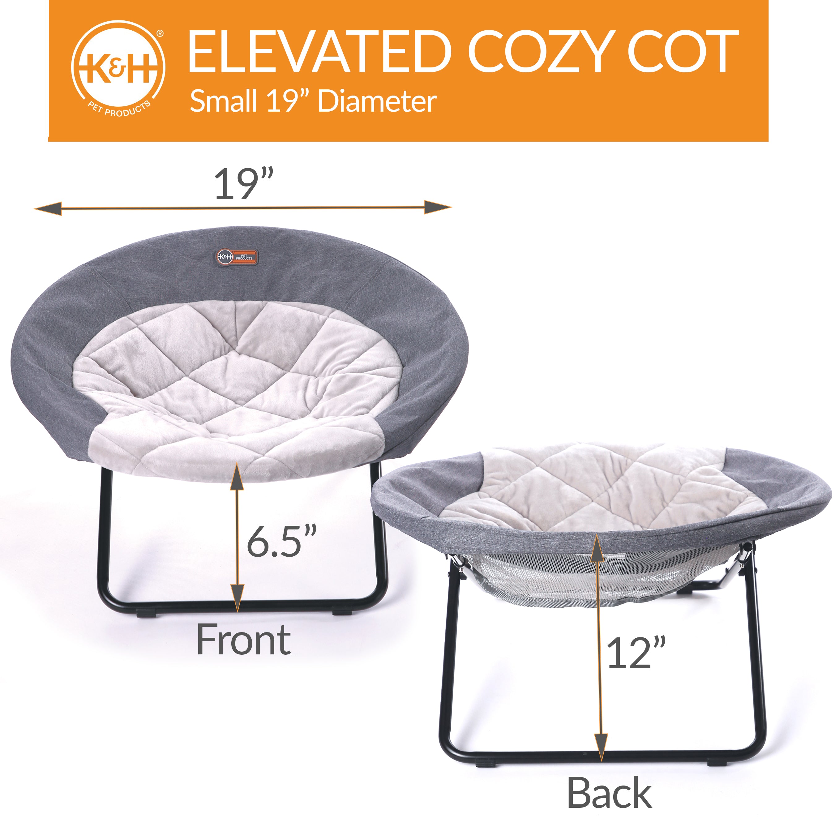 K&H Elevated Cozy Cot Pet Bed