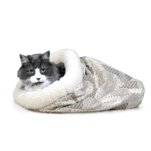Amazin' Kitty Lounger Hooded Cat Bed K&H Pet Products GRS