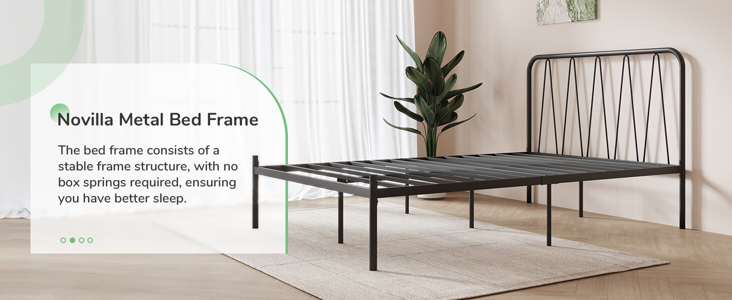 novilla metal bed frame