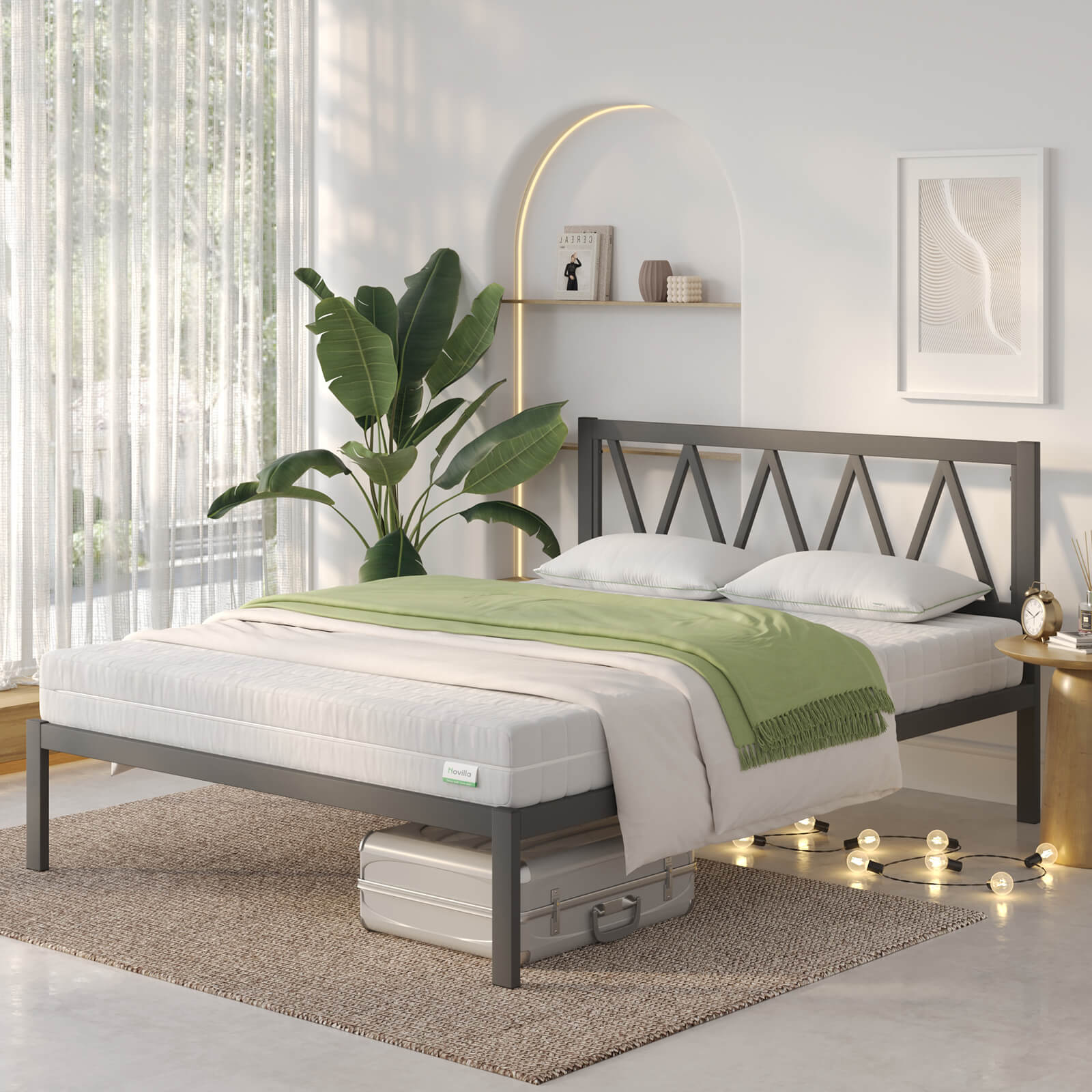 Durable Metal Bed Frames for Comfortable Sleep - 1