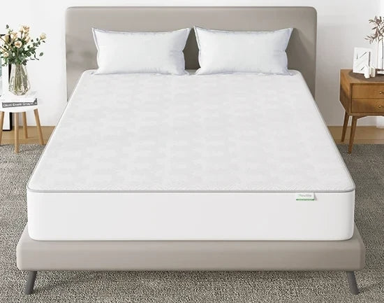 Novilla Waterproof Mattress Protector -Noiseless, Ventilation & Ultra Soft Breathable Bamboo Fiber Surface Mattress Cover