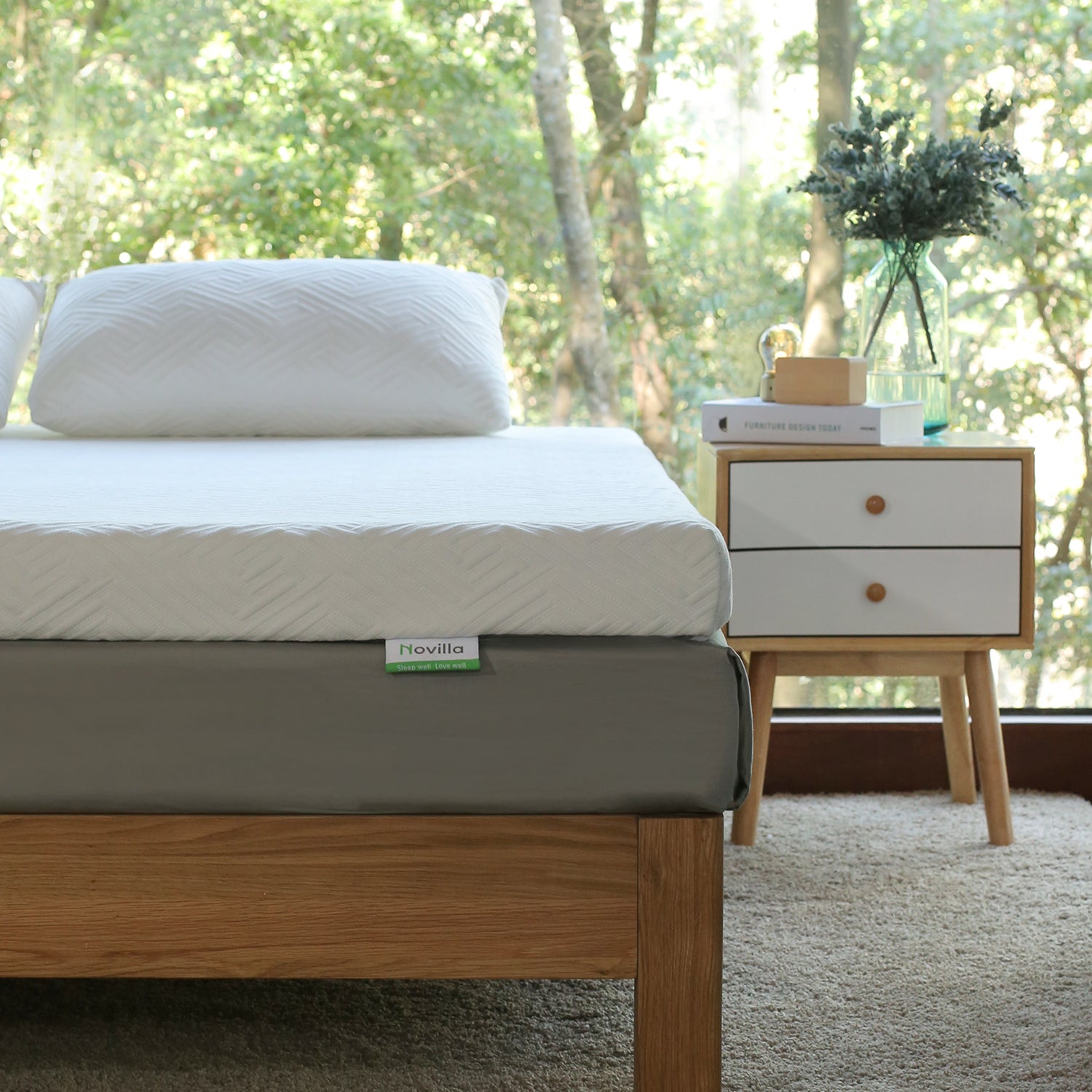 Yozora-Best Price Memory Foam Mattress Topper-Novilla