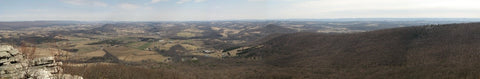 Panoramic view from The Pinnacle