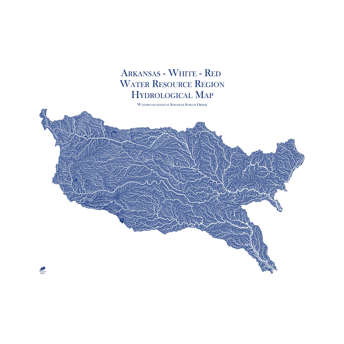 Arkansas White Red Regional Hydrology Map